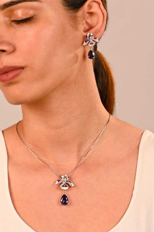 Twinrays Amethyst Bloom Set