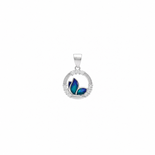 TwinRays Butterfly Halo Pendent