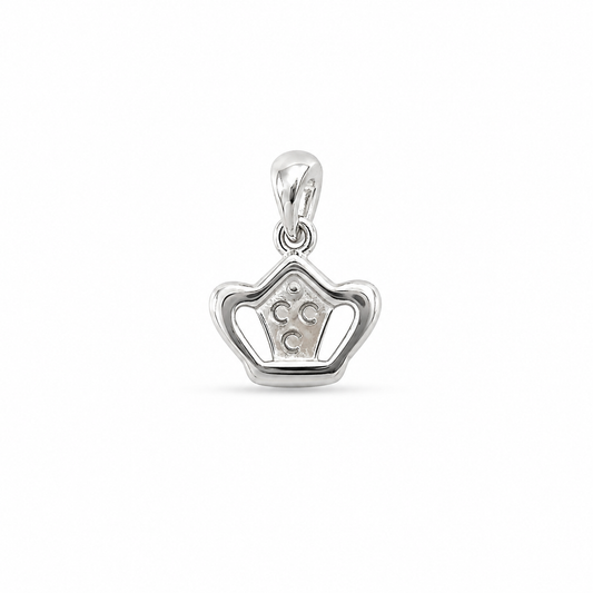 925 Sterling Silver Crown Pendant