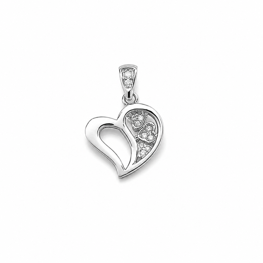 925 Sterling Silver Heart Pendent