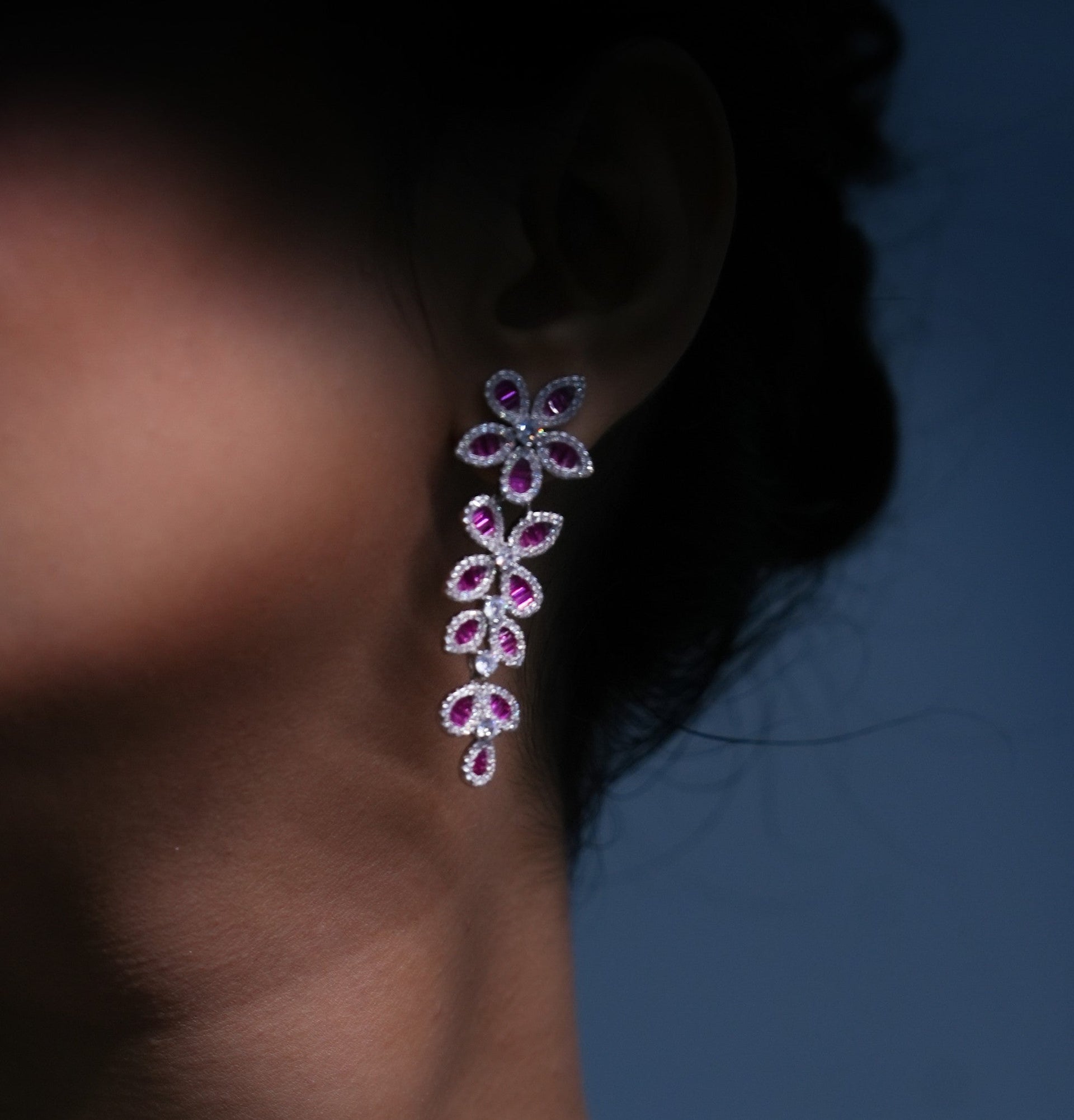 Twinrays Ruby Reliance Earrings