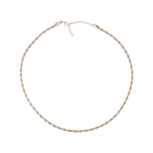 Twinrays Silver Twisted Necklace