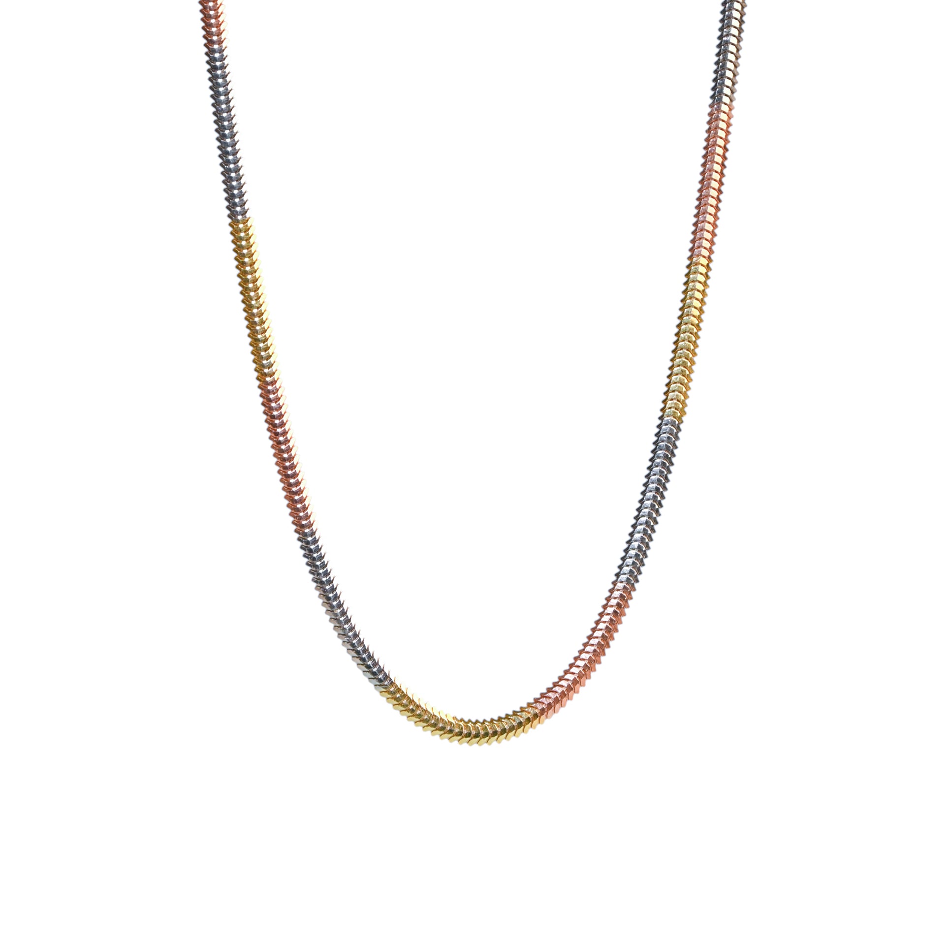 Twinrays Tricolor Snakeshell Chain