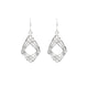 Twinrays Silver Prism Drops Earrings
