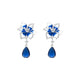 Twinrays Royal Indigo Blossom Earrings