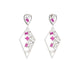 Twinrays Pink Prism Elegance Earrings
