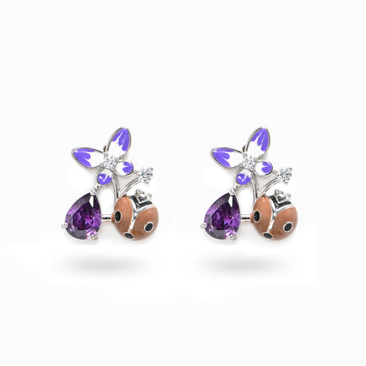 Twinrays Ladybird Bloom Earrings