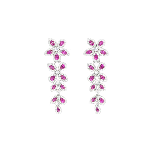 Twinrays Ruby Reliance Earrings