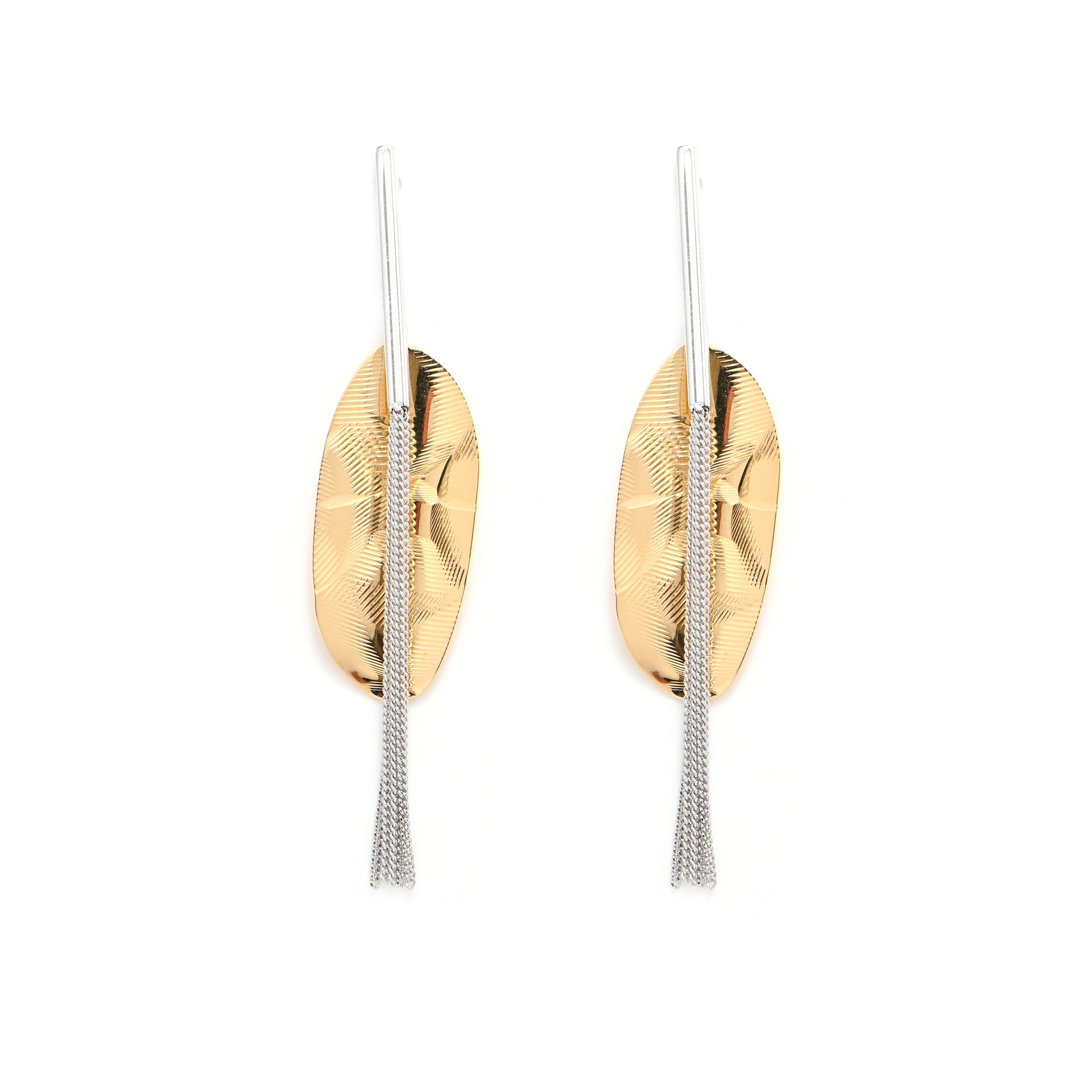 Twinrays Radiant Leaf Drops Earrings