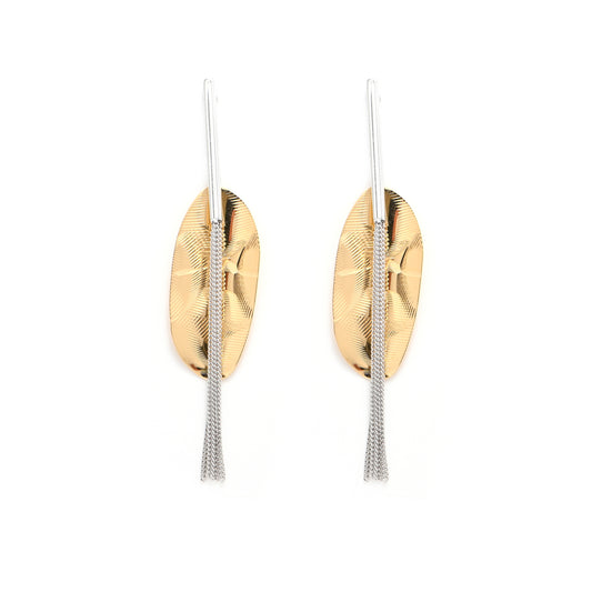 Twinrays Radiant Leaf Drops Earrings