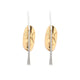 Twinrays Radiant Leaf Drops Earrings