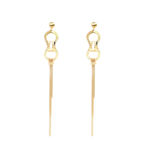 Twinrays Eternal Loop Tassel Earrings