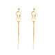 Twinrays Eternal Loop Tassel Earrings