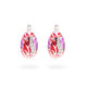 Twinrays Crimson Petal Glow Earrings