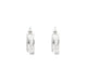 Twinrays Shine Silver Hoop Earrings
