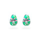 Twinrays Spring Leaf Sparkle Earrings