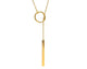 Twinrays Golden Orbit Drop Necklace