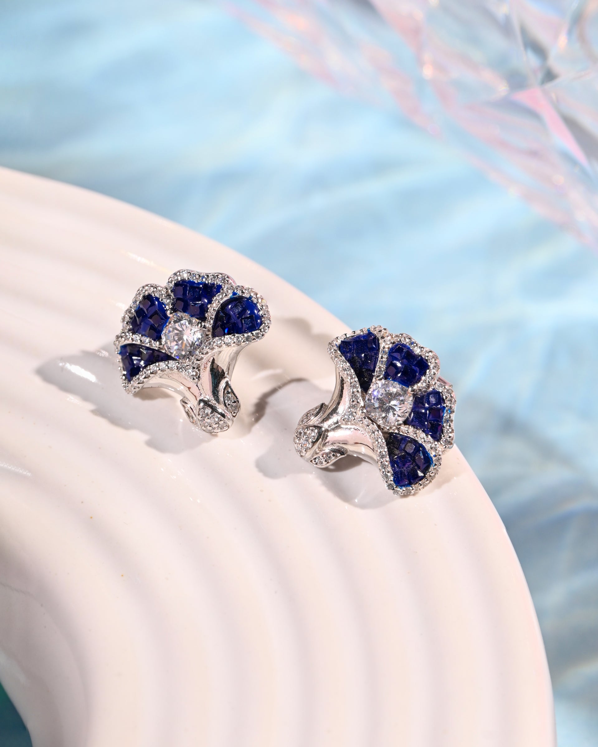 Twinrays Blue Majesty Earrings