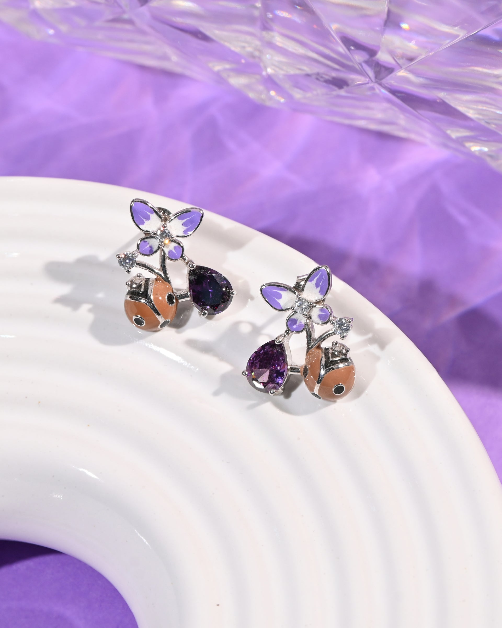 Twinrays Ladybird Bloom Earrings