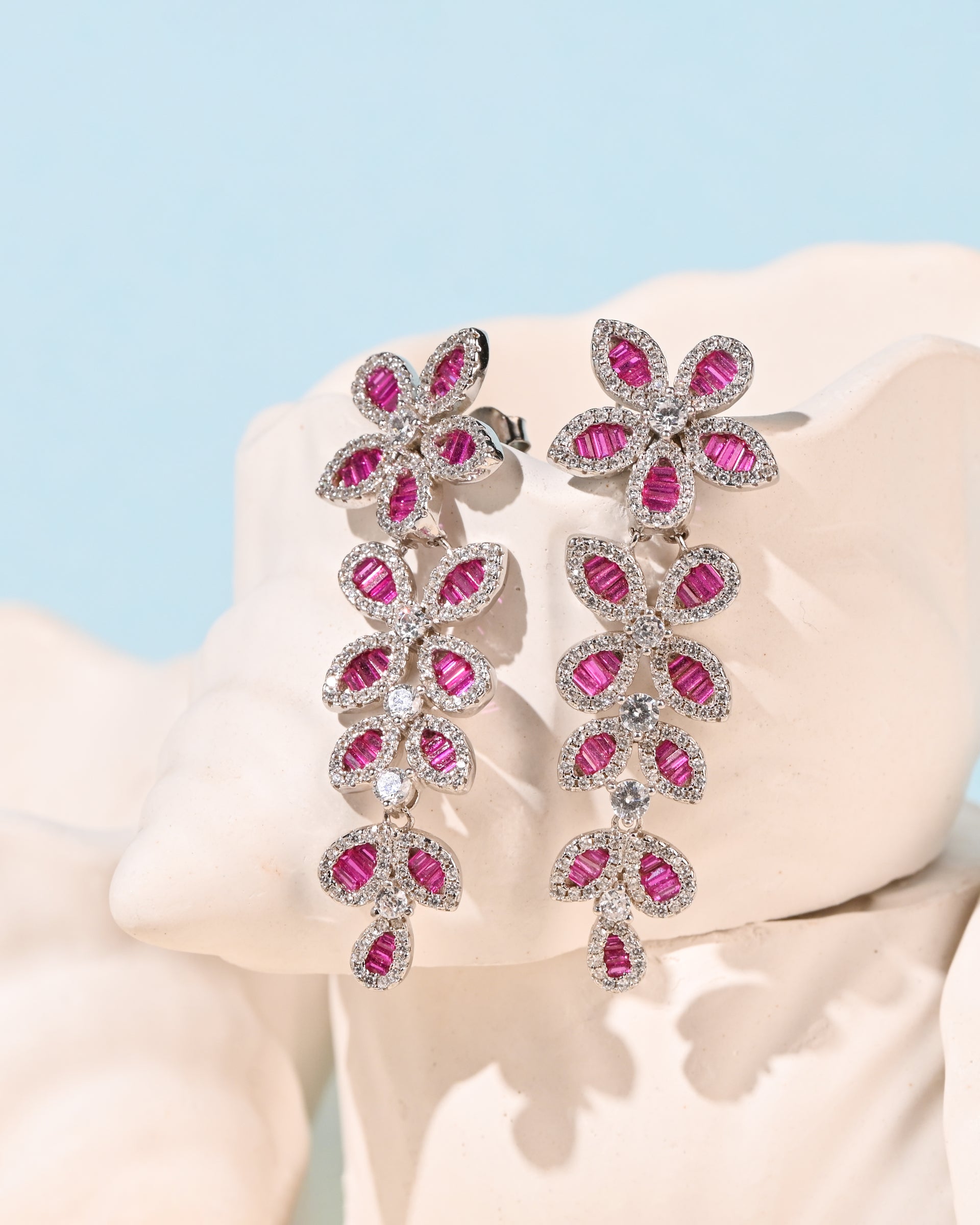 Twinrays Ruby Reliance Earrings