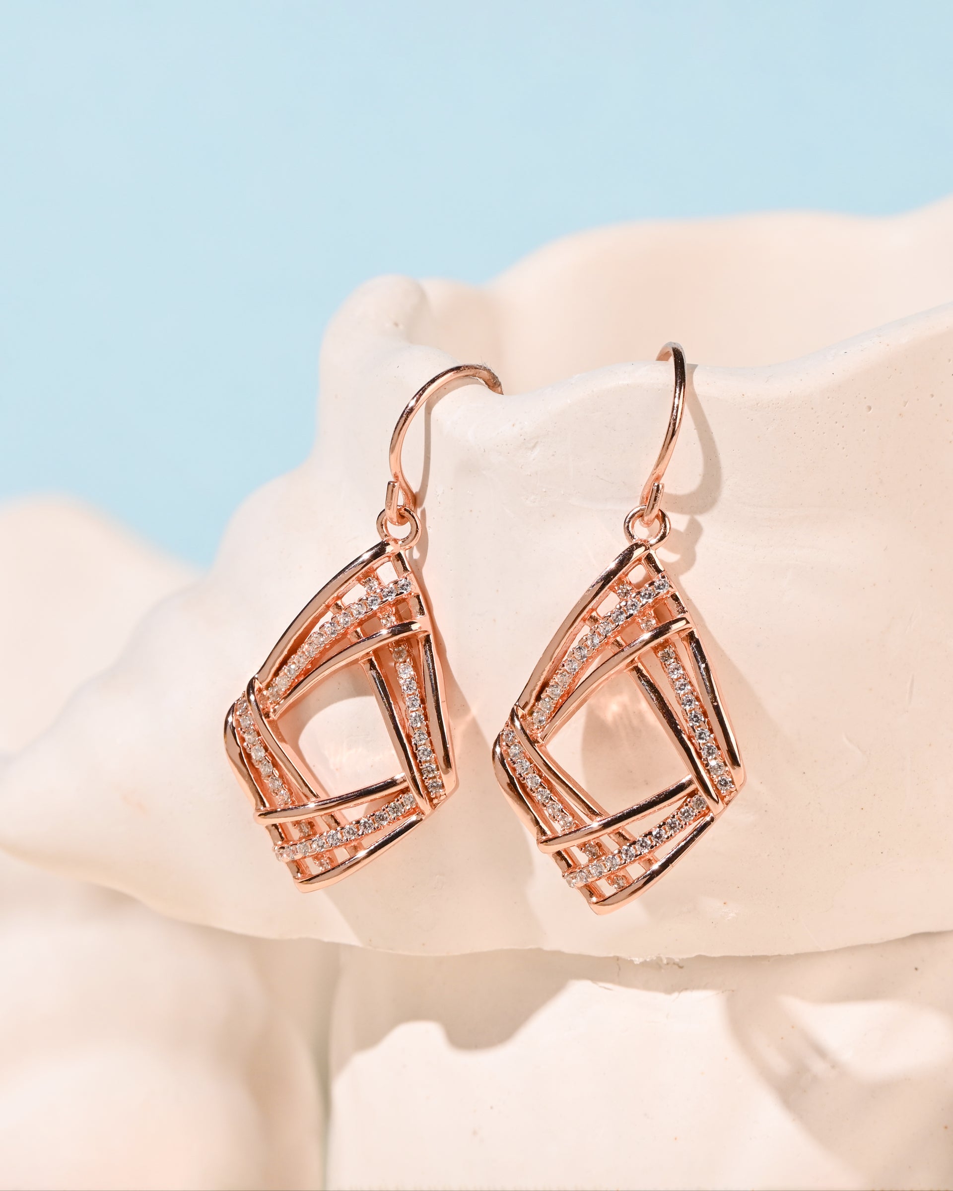 Twinrays Blush Prism Earrings