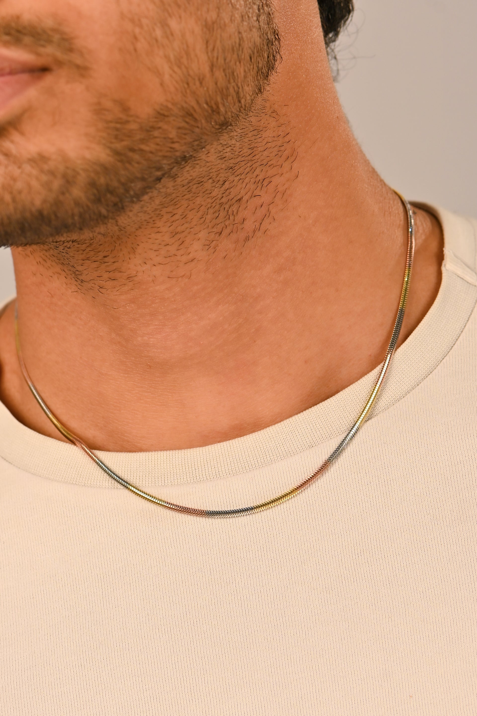 Twinrays Tricolor Snakeshell Chain