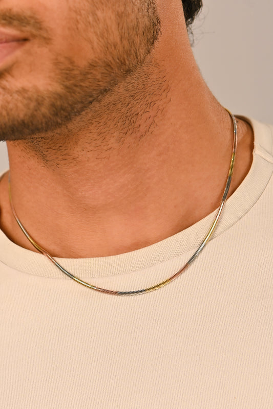 Twinrays Tricolor Snakeshell Chain
