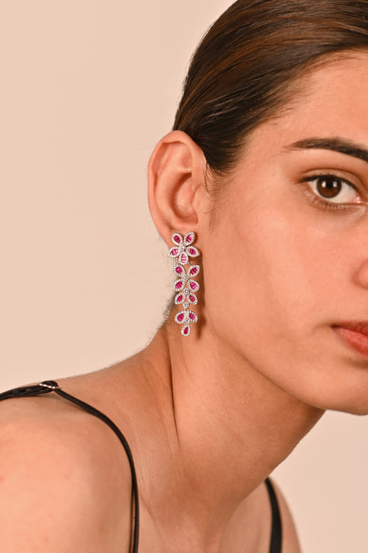 Twinrays Ruby Reliance Earrings