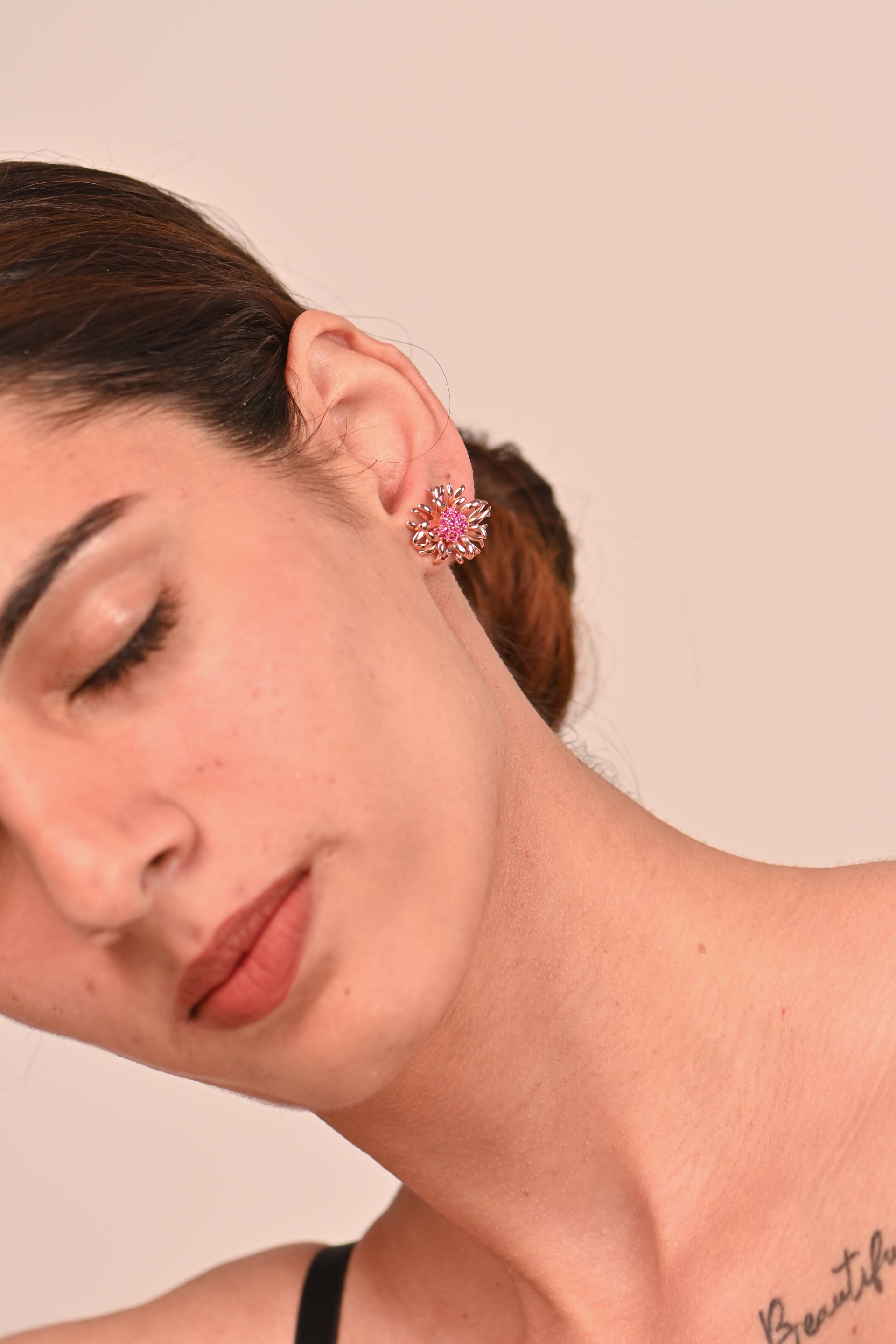 Twinrays Golden Blush Flower Set