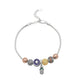 925 Sterling Silver Coconut Charm Bracelet