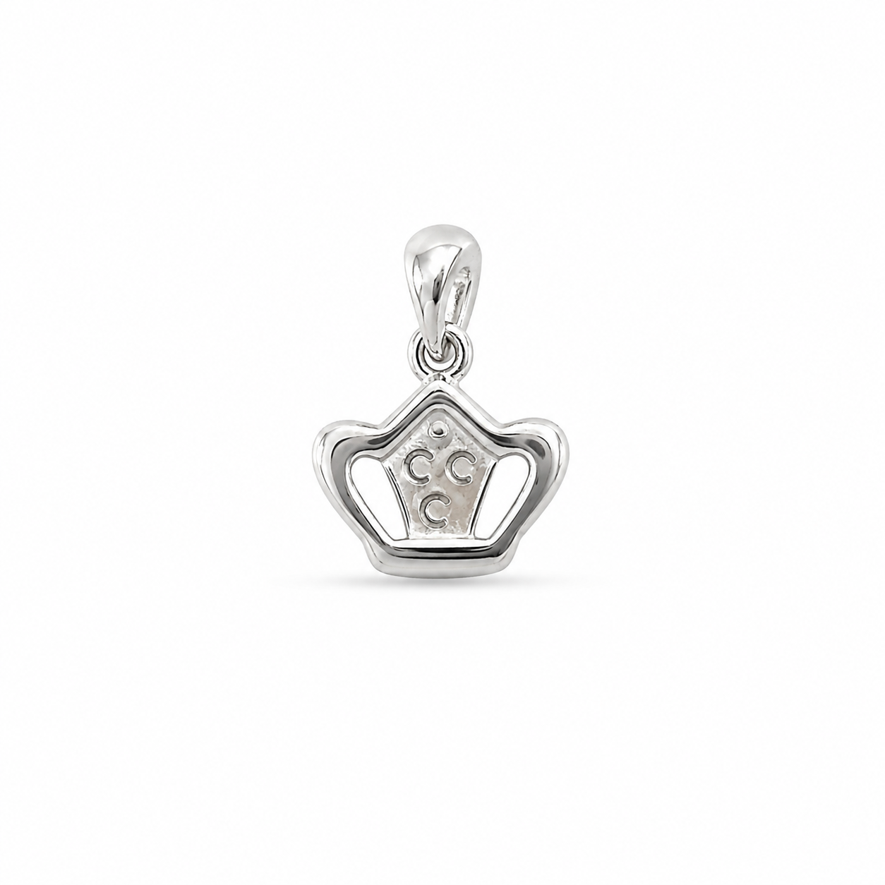 925 Sterling Silver Crown Pendant
