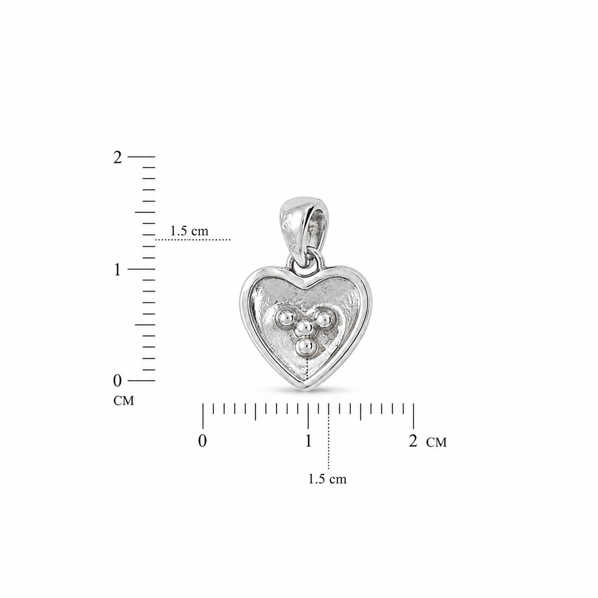 925 Sterling Silver Heart Pendent