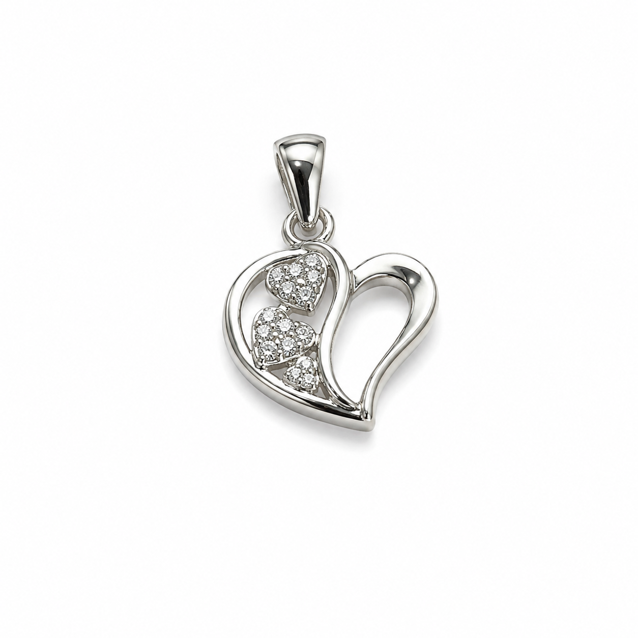 925 Sterling Silver Heart Pendent