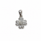 925 Sterling Silver Floral Heart Pendent