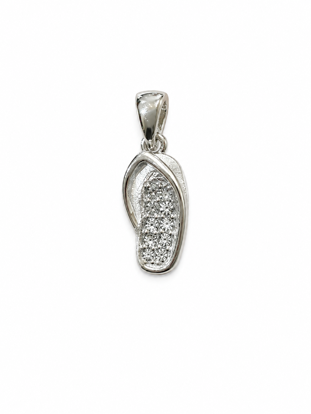 925 Sterling Silver Slipper Shape Pendent