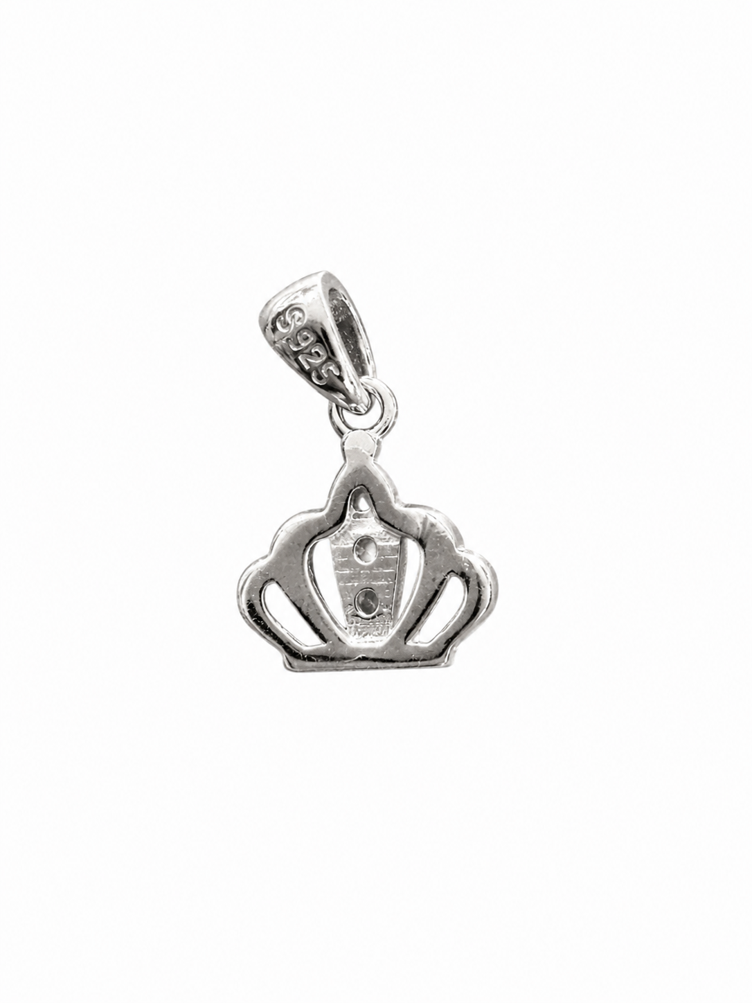925 Sterling Silver Crown Pendant