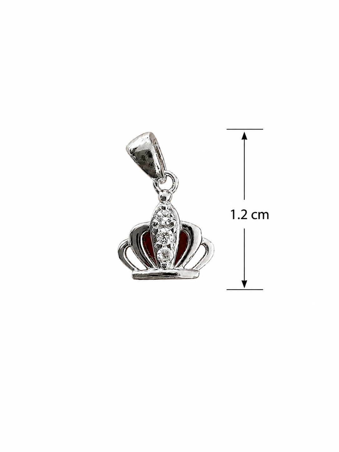 925 Sterling Silver Crown Pendant