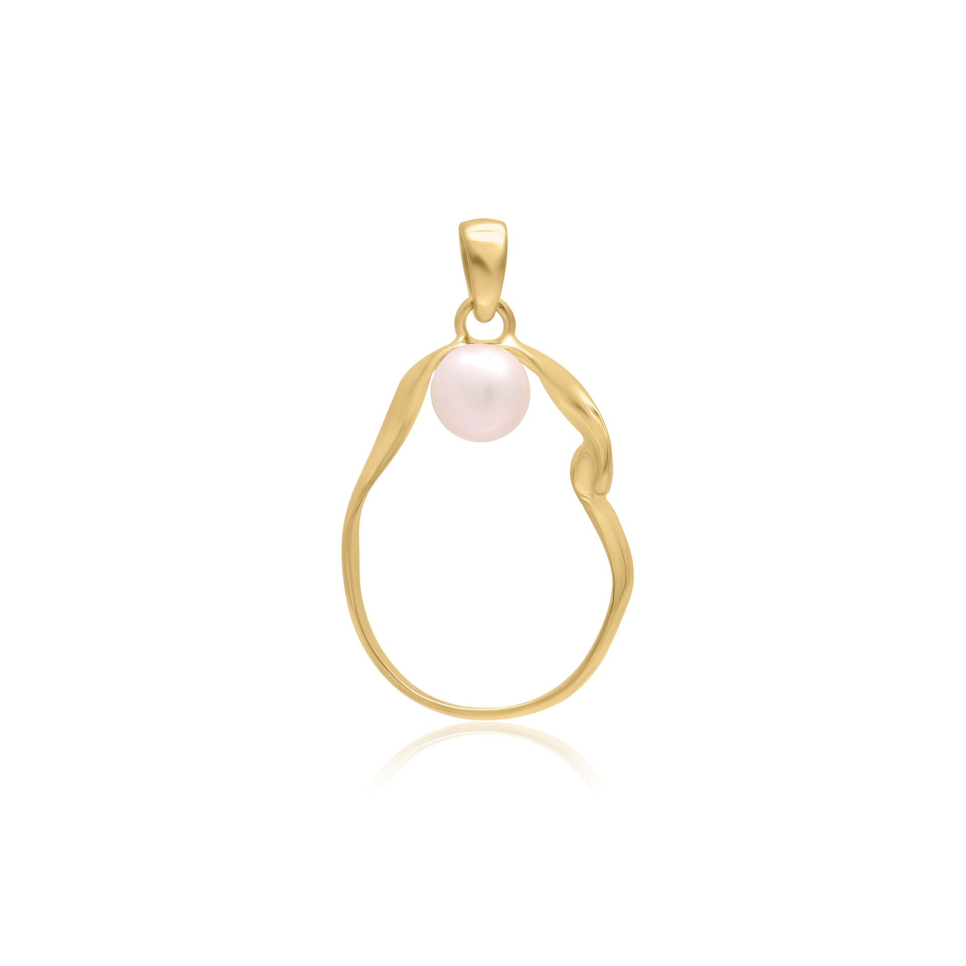 Twinrays Soft Wave Pearl Necklace