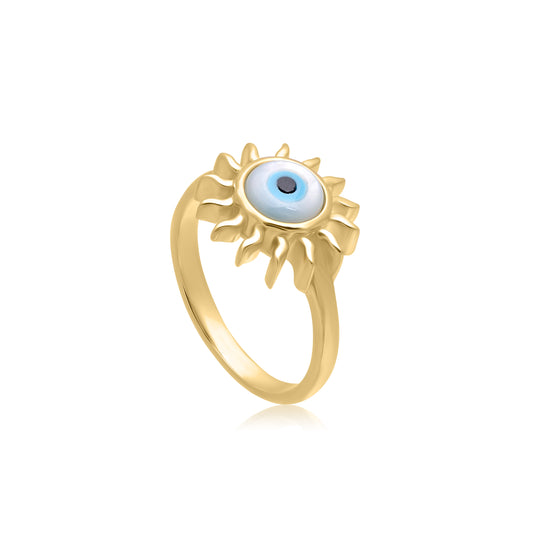 Twinrays Solar Evil Eye Ring