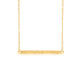 Twinrays Forever Love Bar Necklace