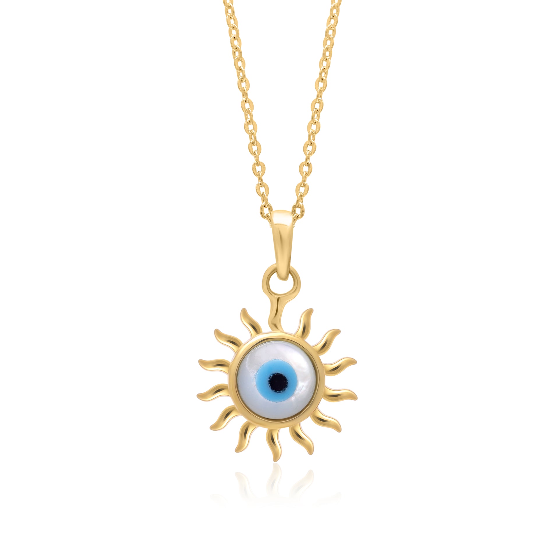 Twinrays Solar Evil Eye Necklace