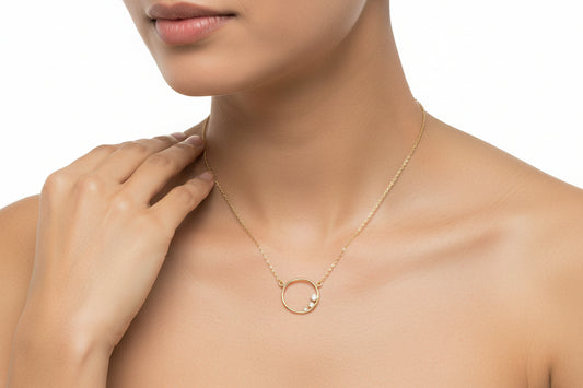 Twinrays Golden Trinity Necklace