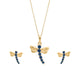 Dragonfly Grace Necklace and Earring Set