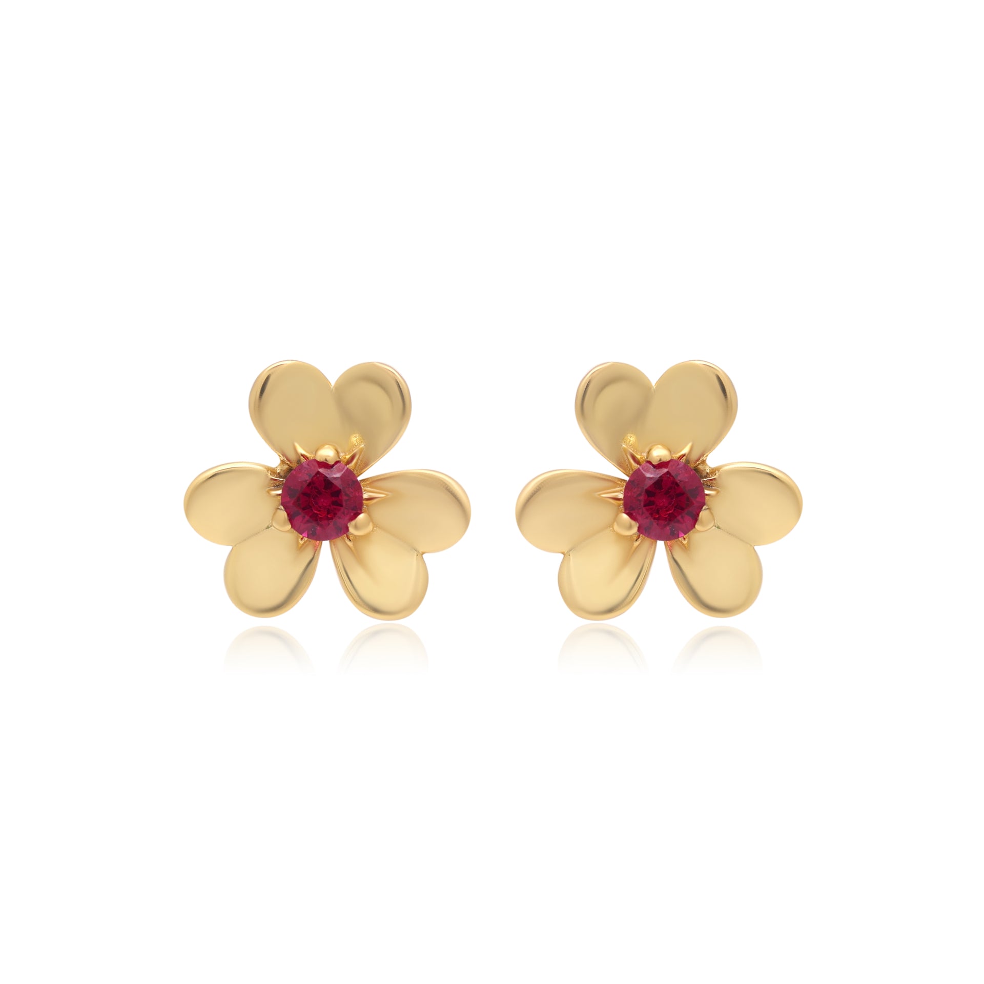 Twinrays Ruby Blossom & Flutter Earrings