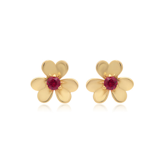 Twinrays Ruby Blossom & Flutter Earrings