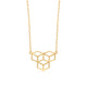 Twinrays Golden Trinity Cube Necklace