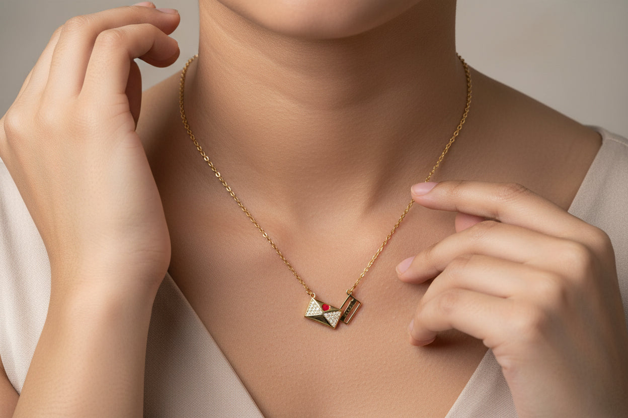 Twinrays Little Love Letter Necklace