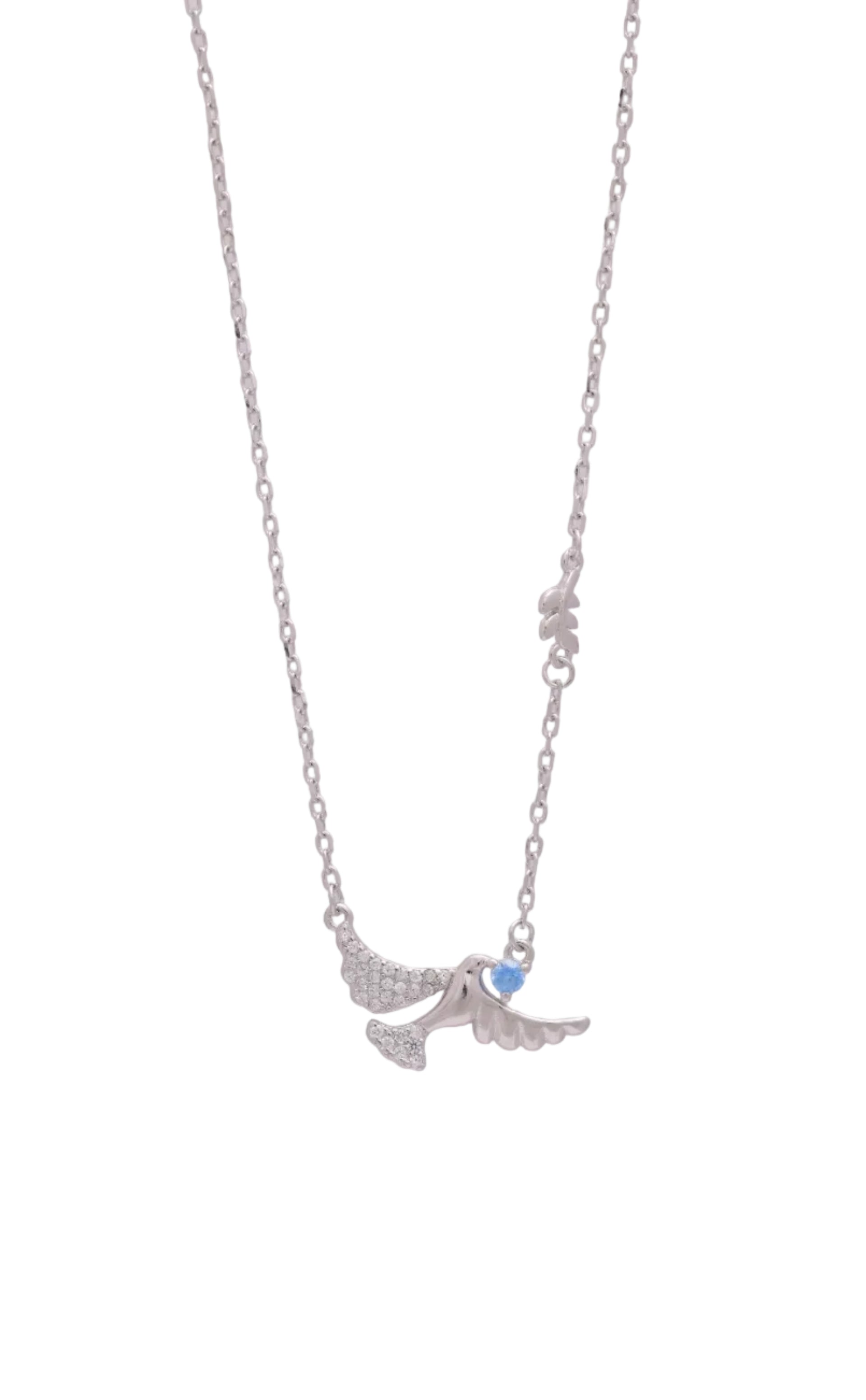 Twinrays Luna Wing Blue Star Necklace