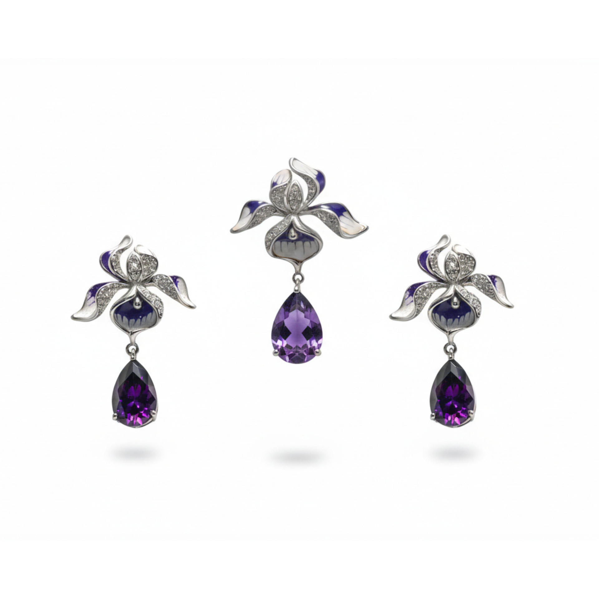 Twinrays Amethyst Bloom Set