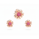 Twinrays Golden Blush Flower Set